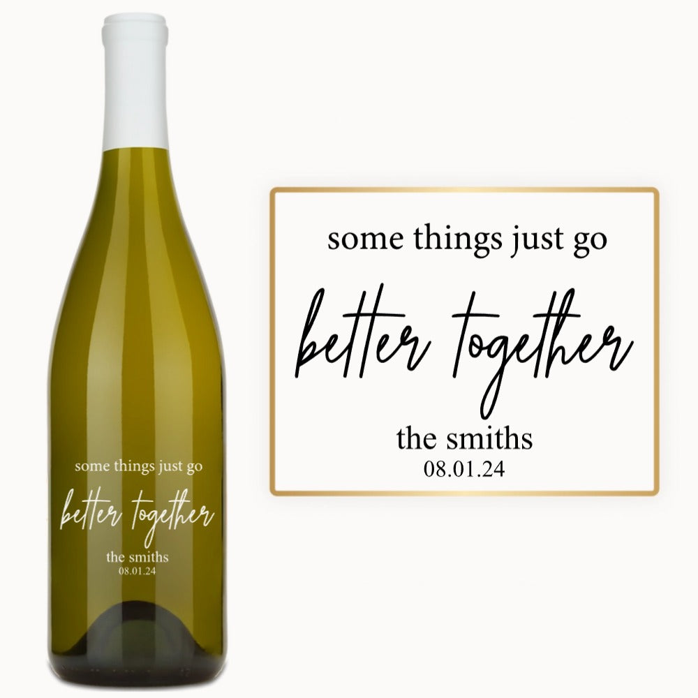 Better Together – Custom Engraved Wine