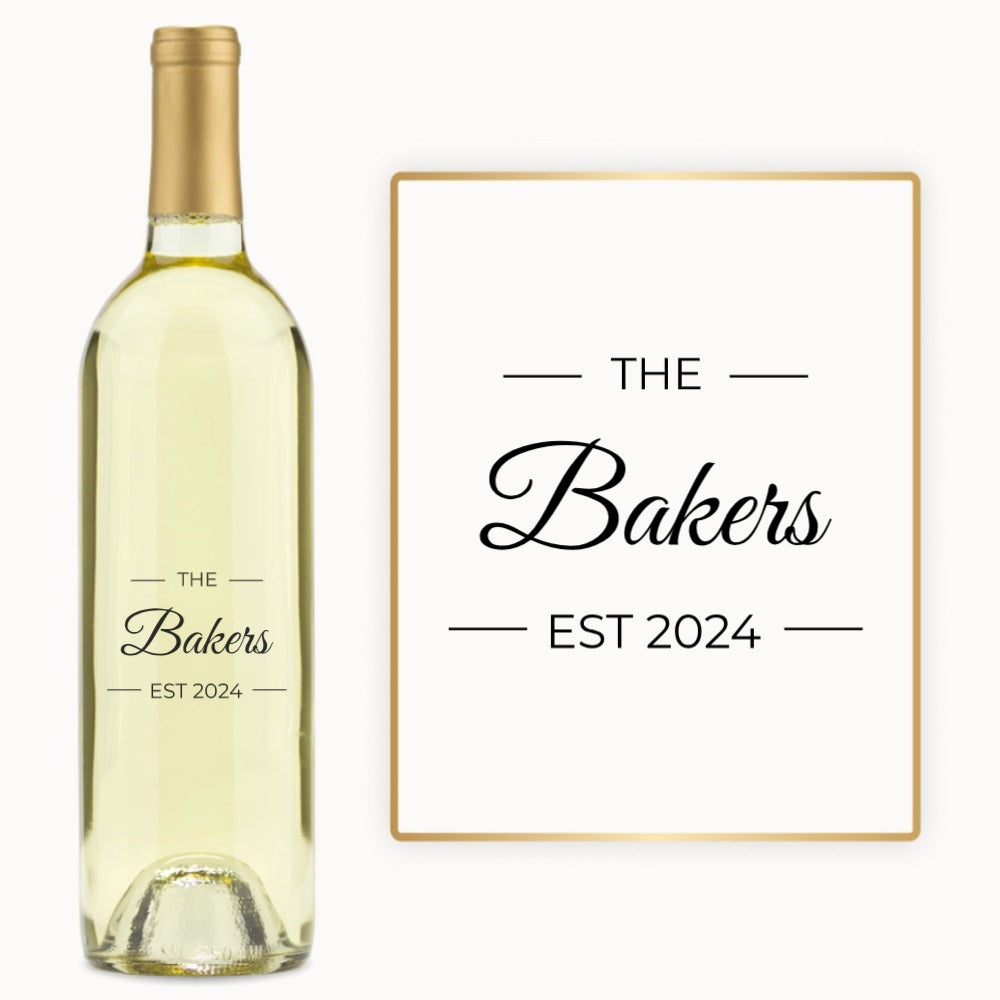 Family Estate – Custom Engraved Wine