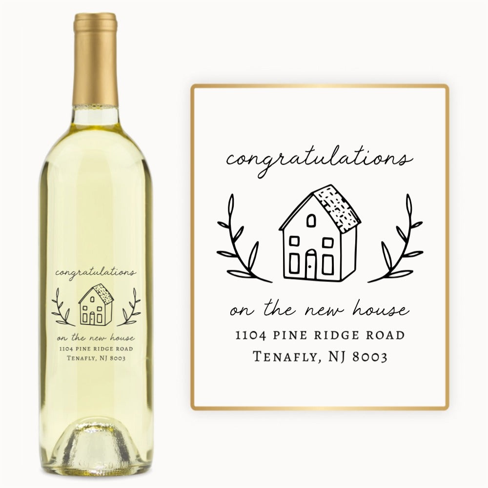 Welcome Home Estate – Custom Engraved Wine