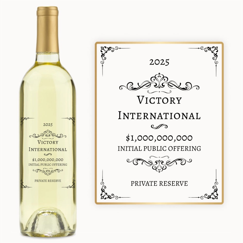 Executive Achievement – Engraved Corporate Wine