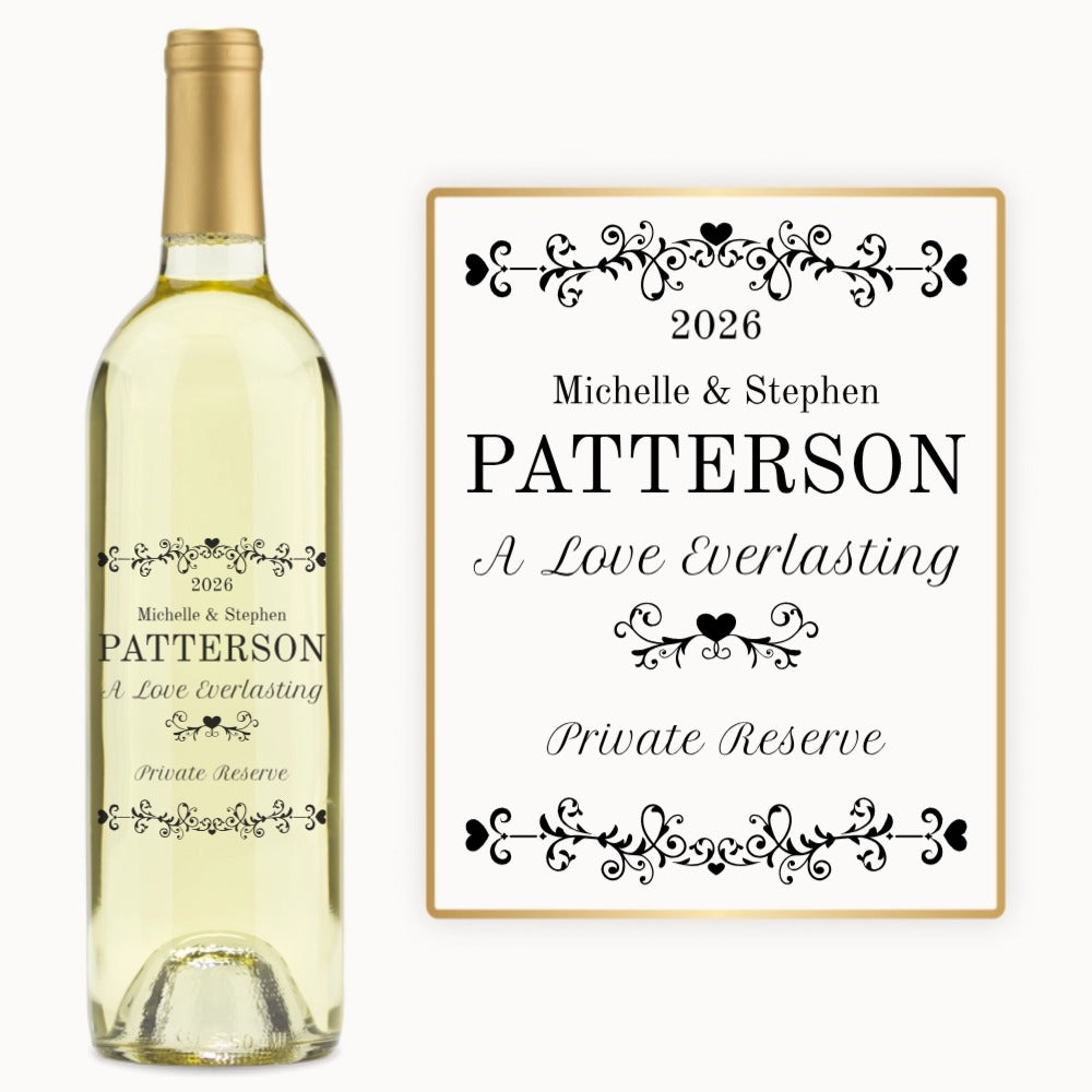 Heart Vines – Custom Engraved Wine