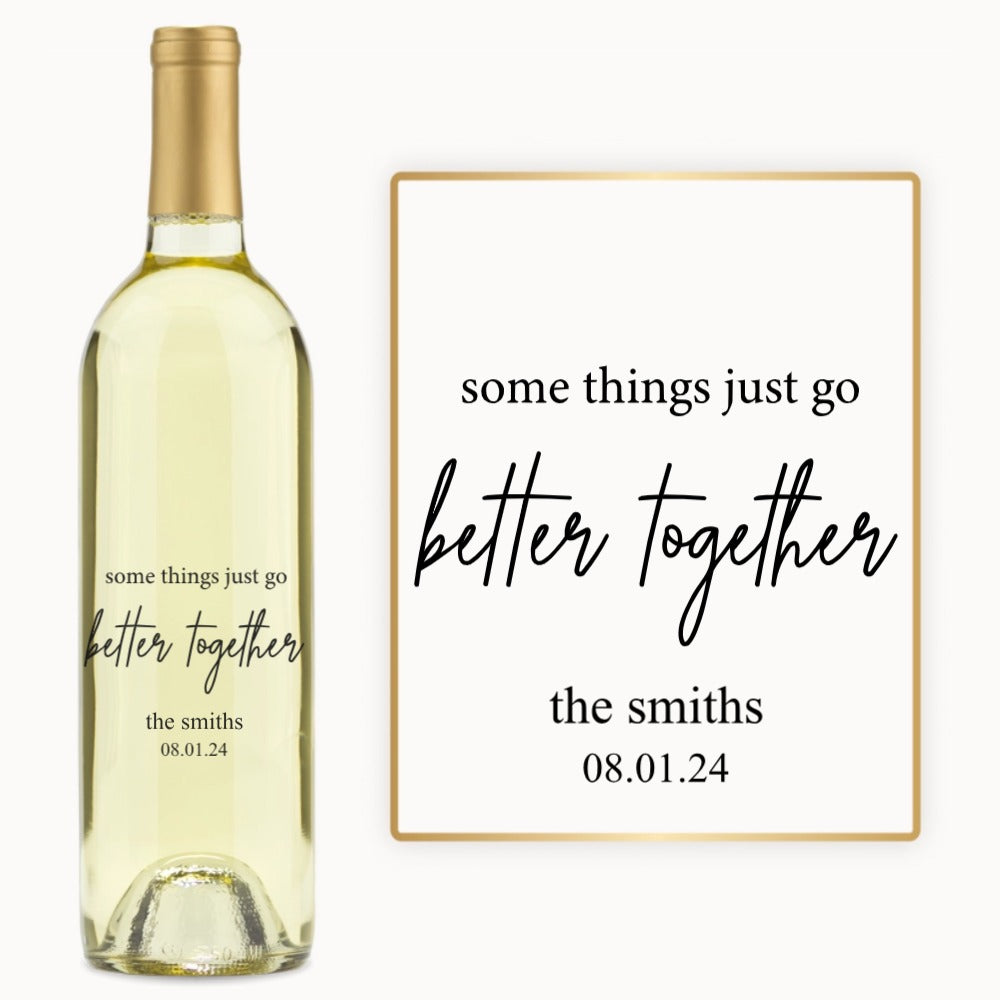 Better Together – Custom Engraved Wine