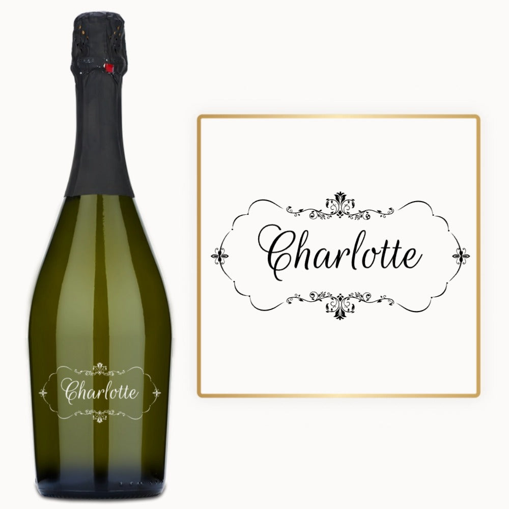 Decorative Monogram Frame – Custom Engraved Wine