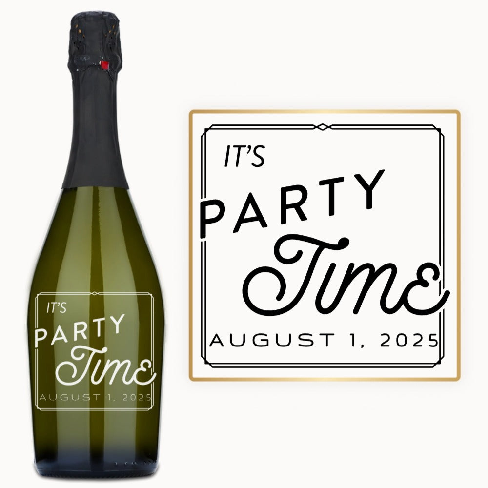 Party Time – Custom Engraved Wine