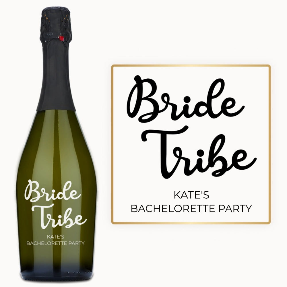 Bride Tribe - Engraved Bachelorette Wine