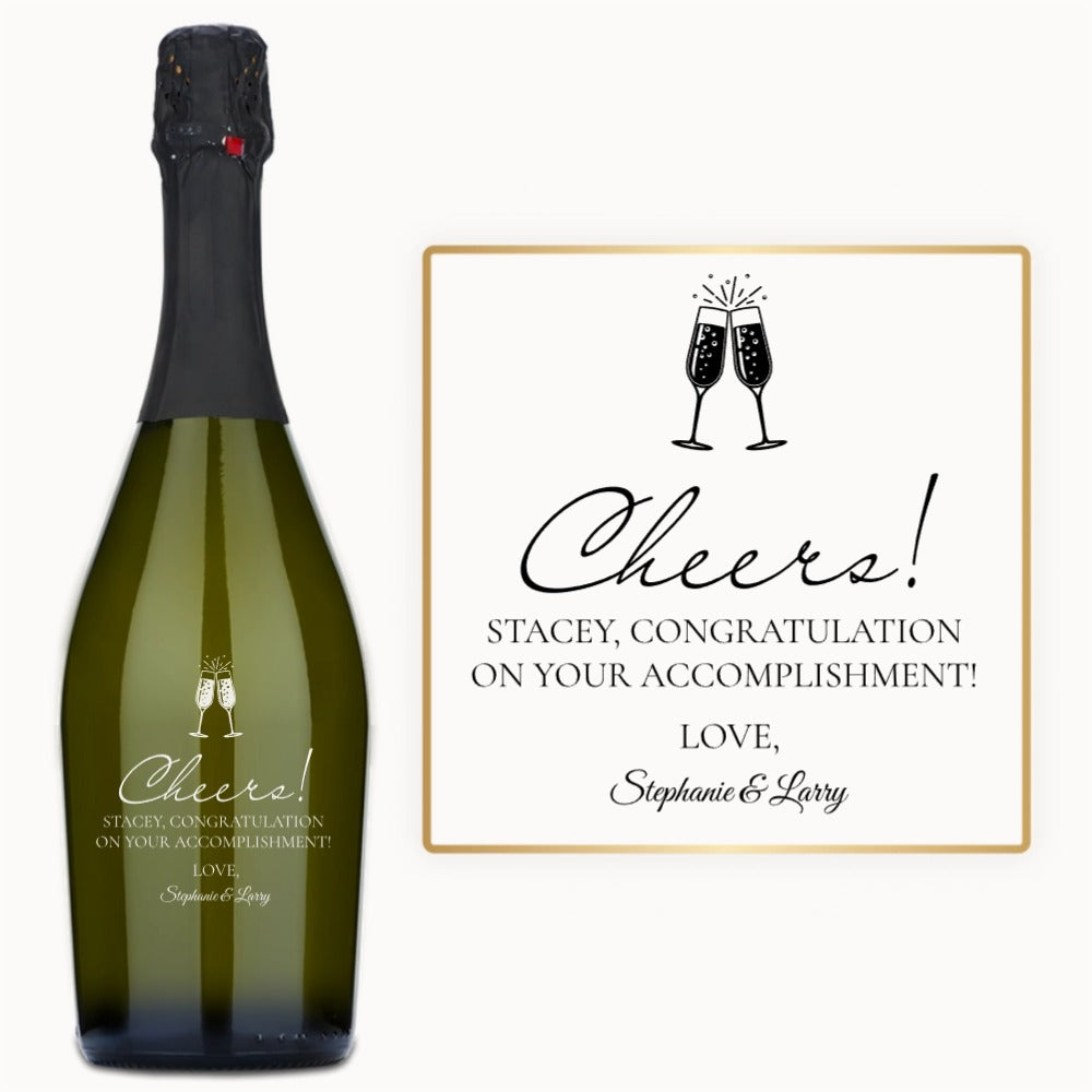 Celebration Cheers – Custom Engraved Wine