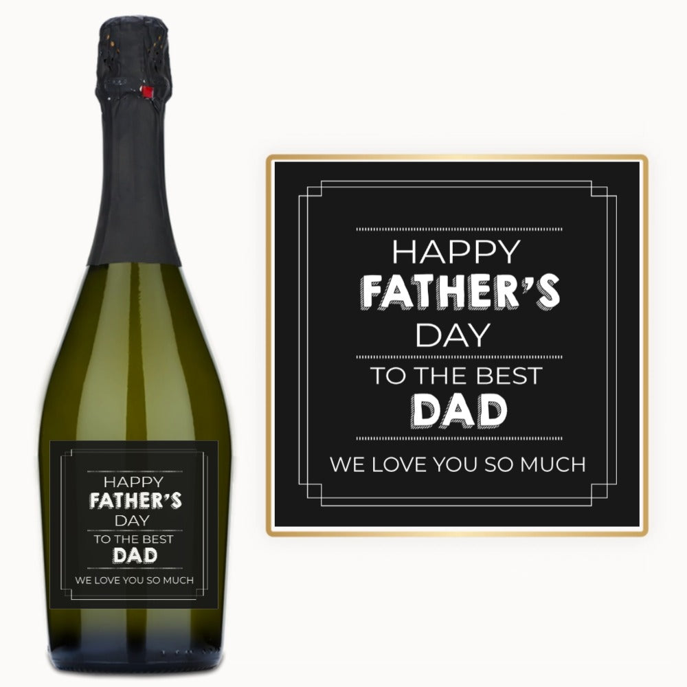 Best Dad Father’s Day – Custom Label Wine