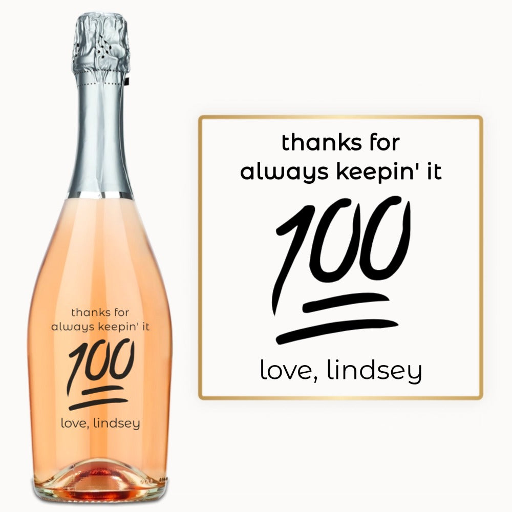 Keep It 100 – Engraved Wine