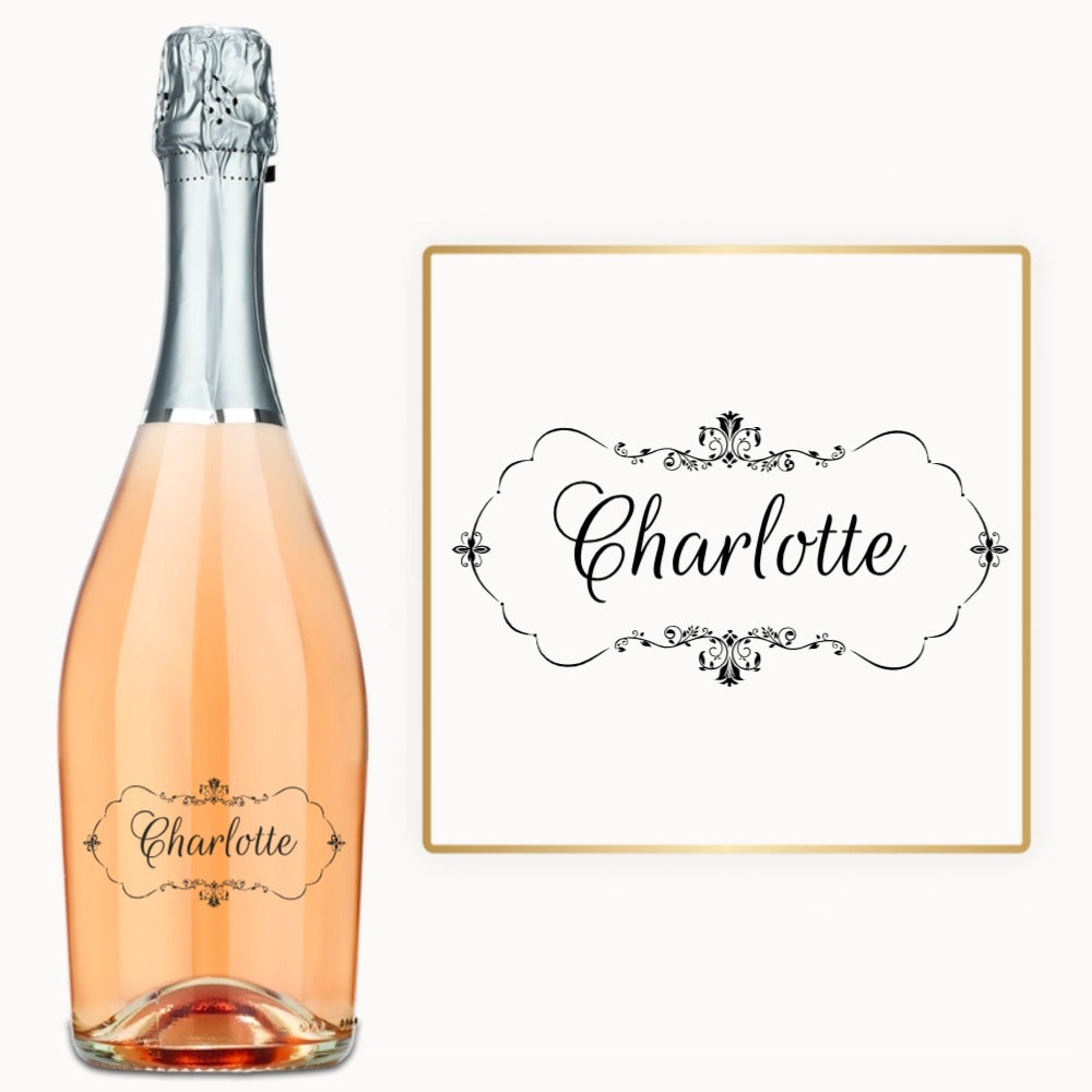 Decorative Monogram Frame – Custom Engraved Wine