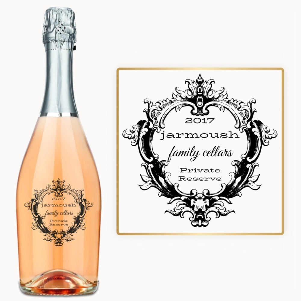 Victorian Crest Frame – Custom Engraved Wine