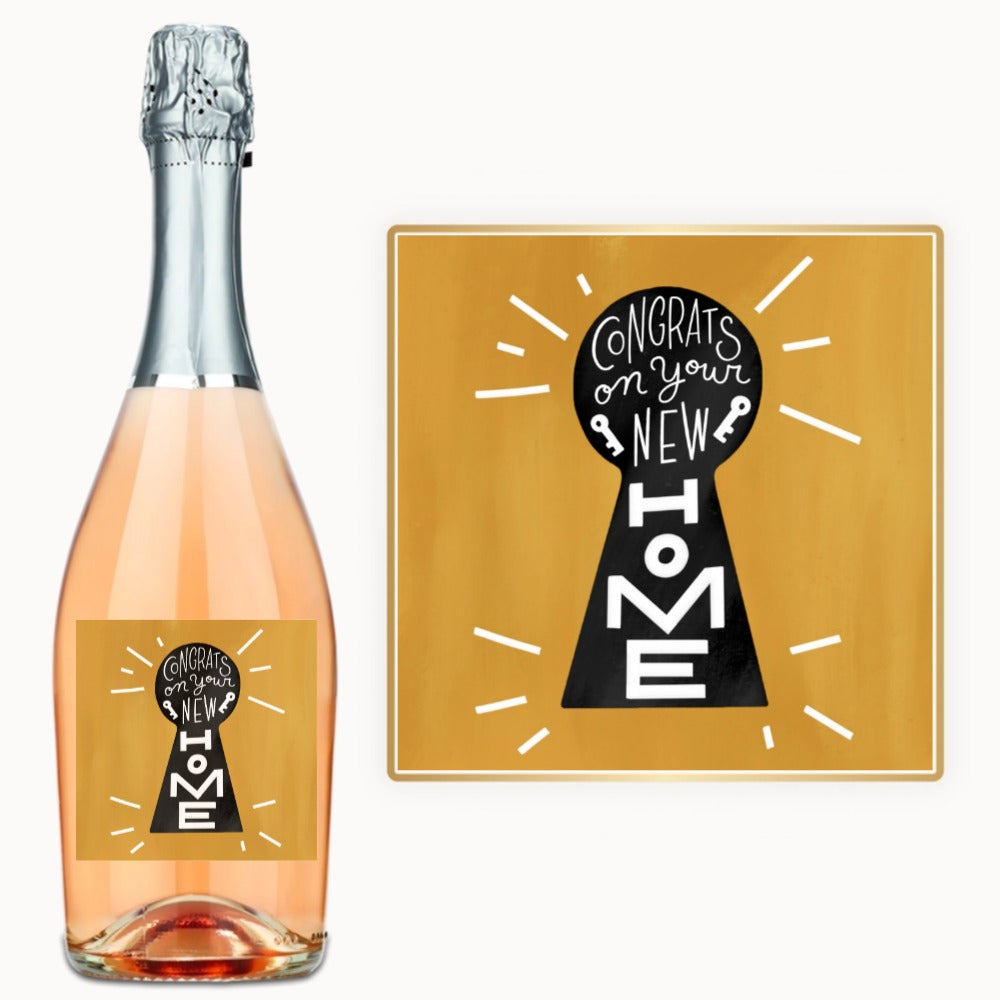 New Home Keyhole – Custom Label Wine