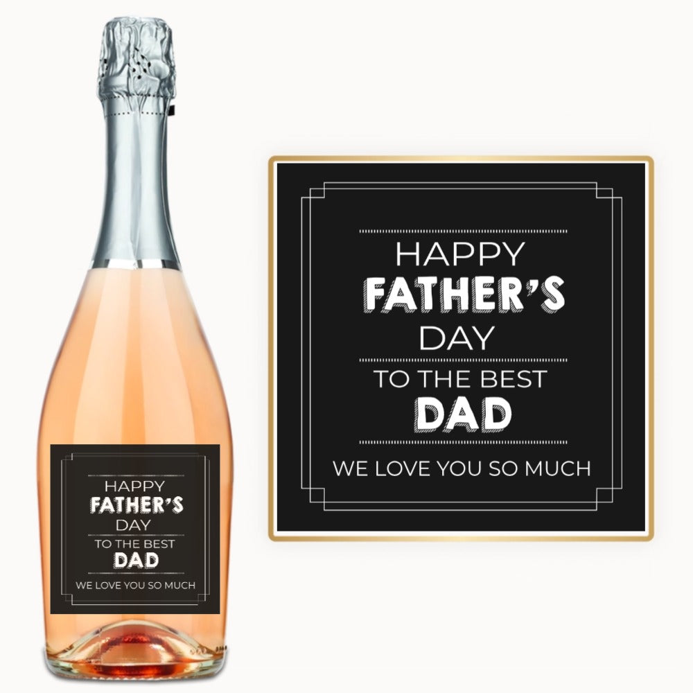 Best Dad Father’s Day – Custom Label Wine