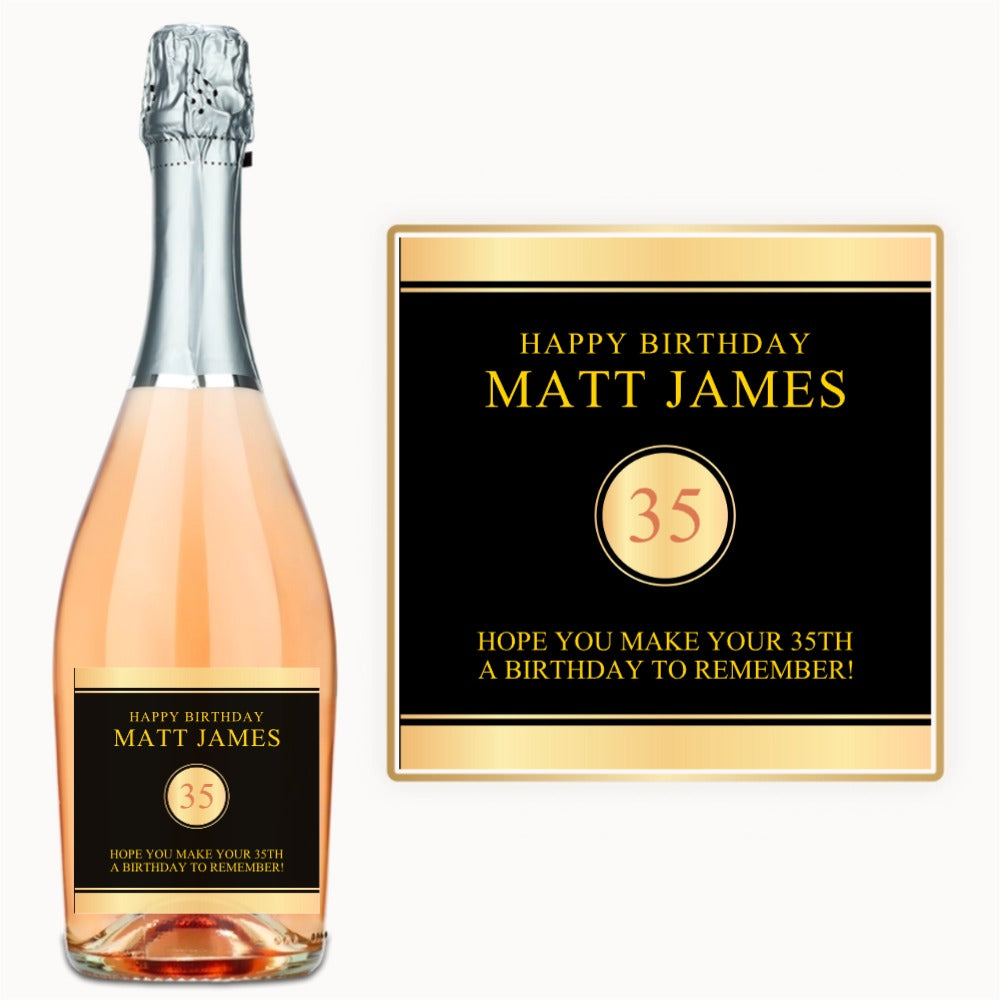 Golden Milestone – Custom Label Wine