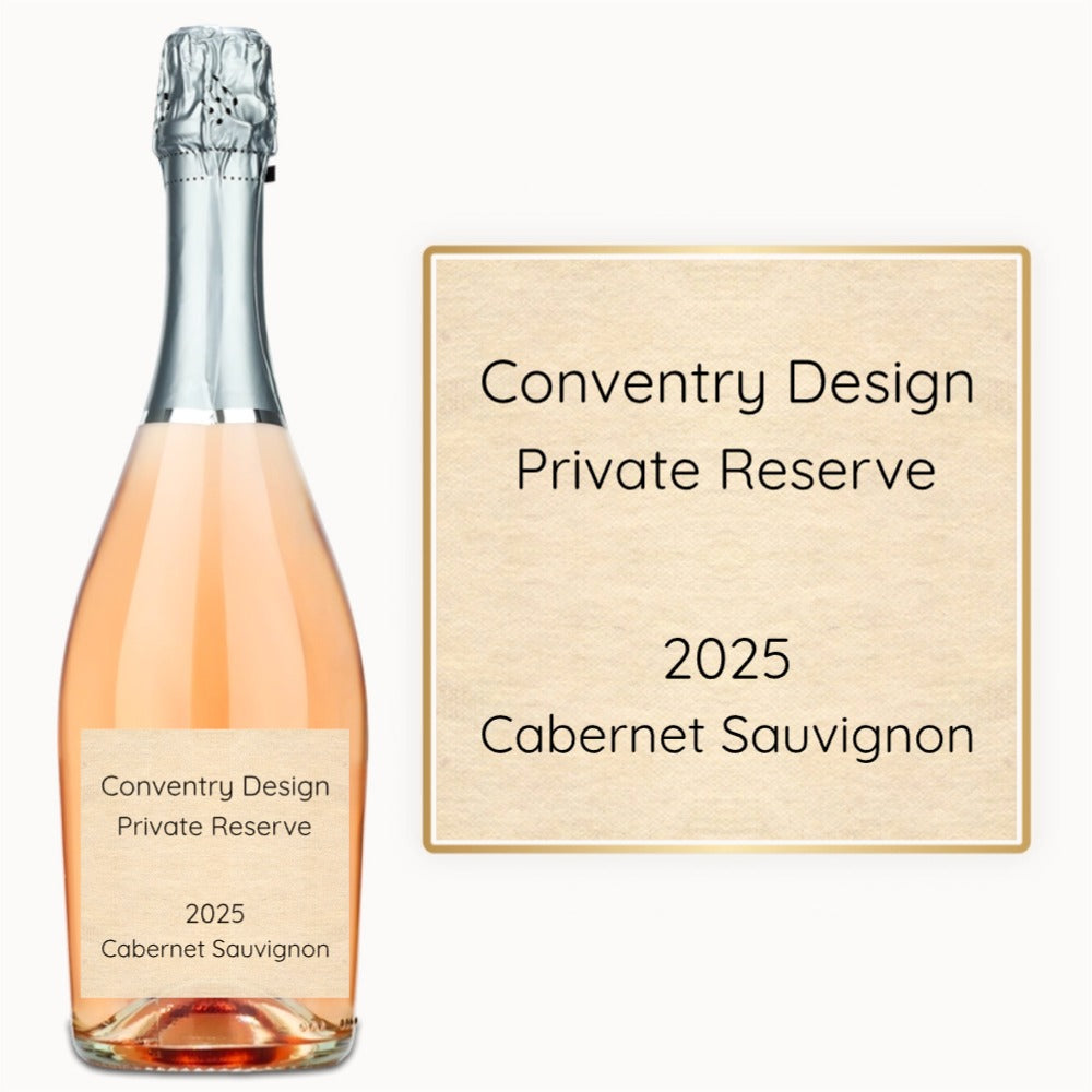 Classic Text Label – Custom Label Wine