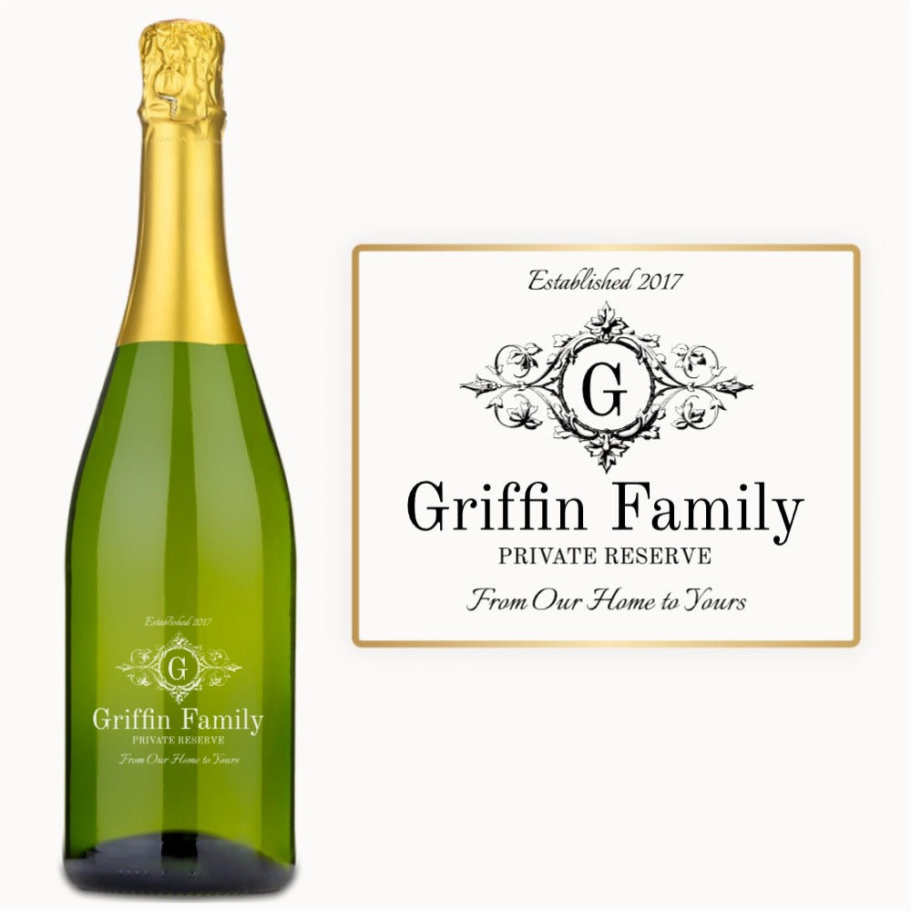 Heritage Monogram – Custom Engraved Wine