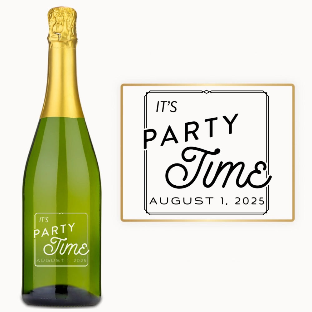Party Time – Custom Engraved Wine