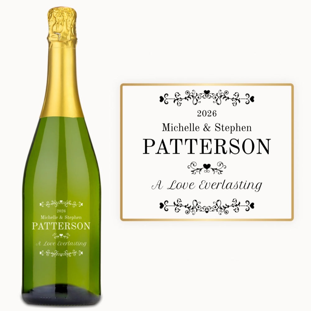 Heart Vines – Custom Engraved Wine