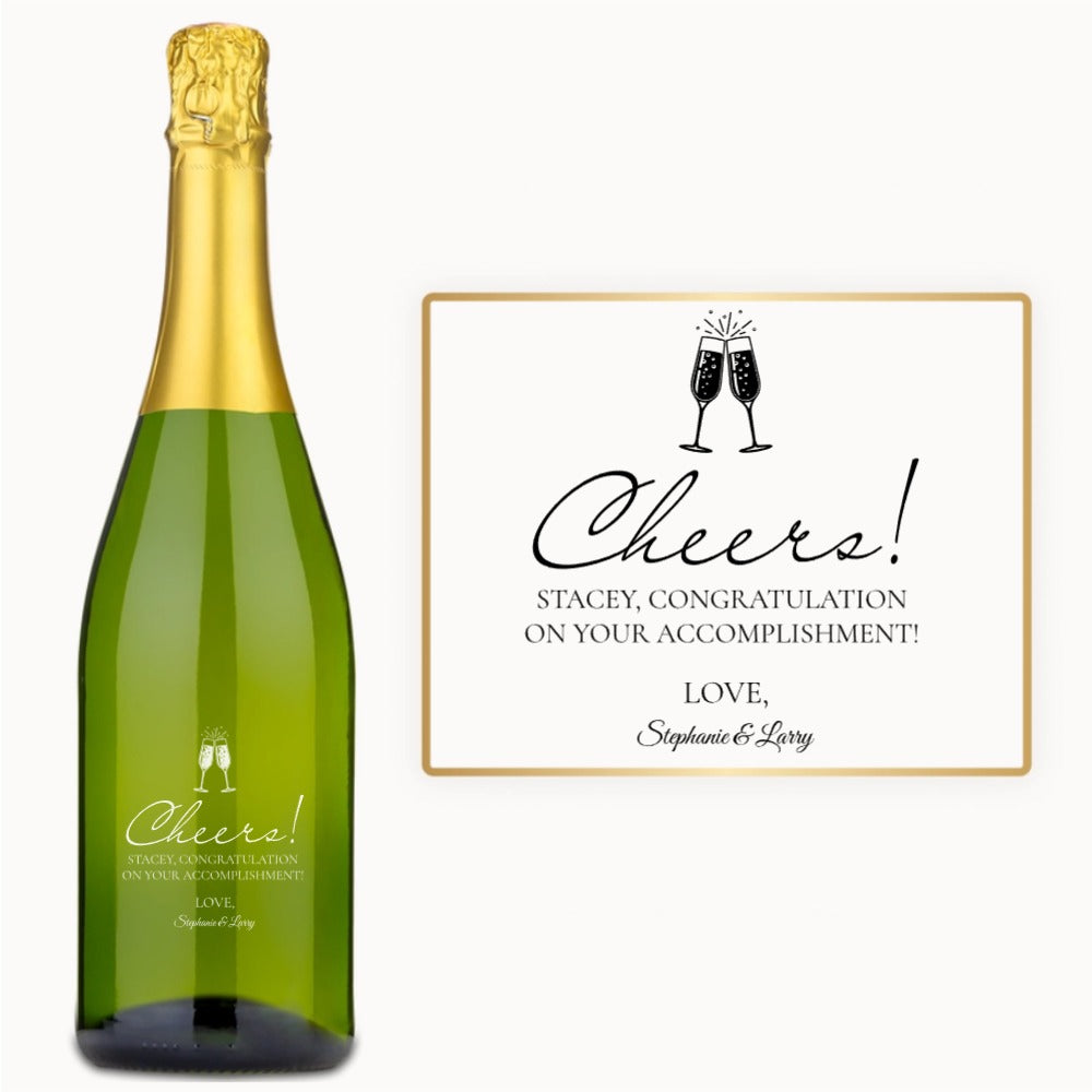 Celebration Cheers – Custom Engraved Wine