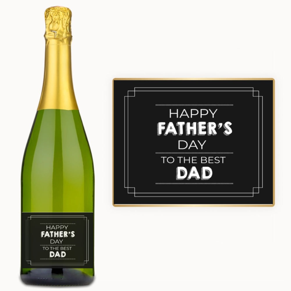 Best Dad Father’s Day – Custom Label Wine