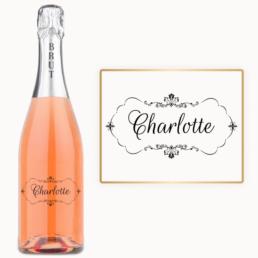 Decorative Monogram Frame – Custom Engraved Wine