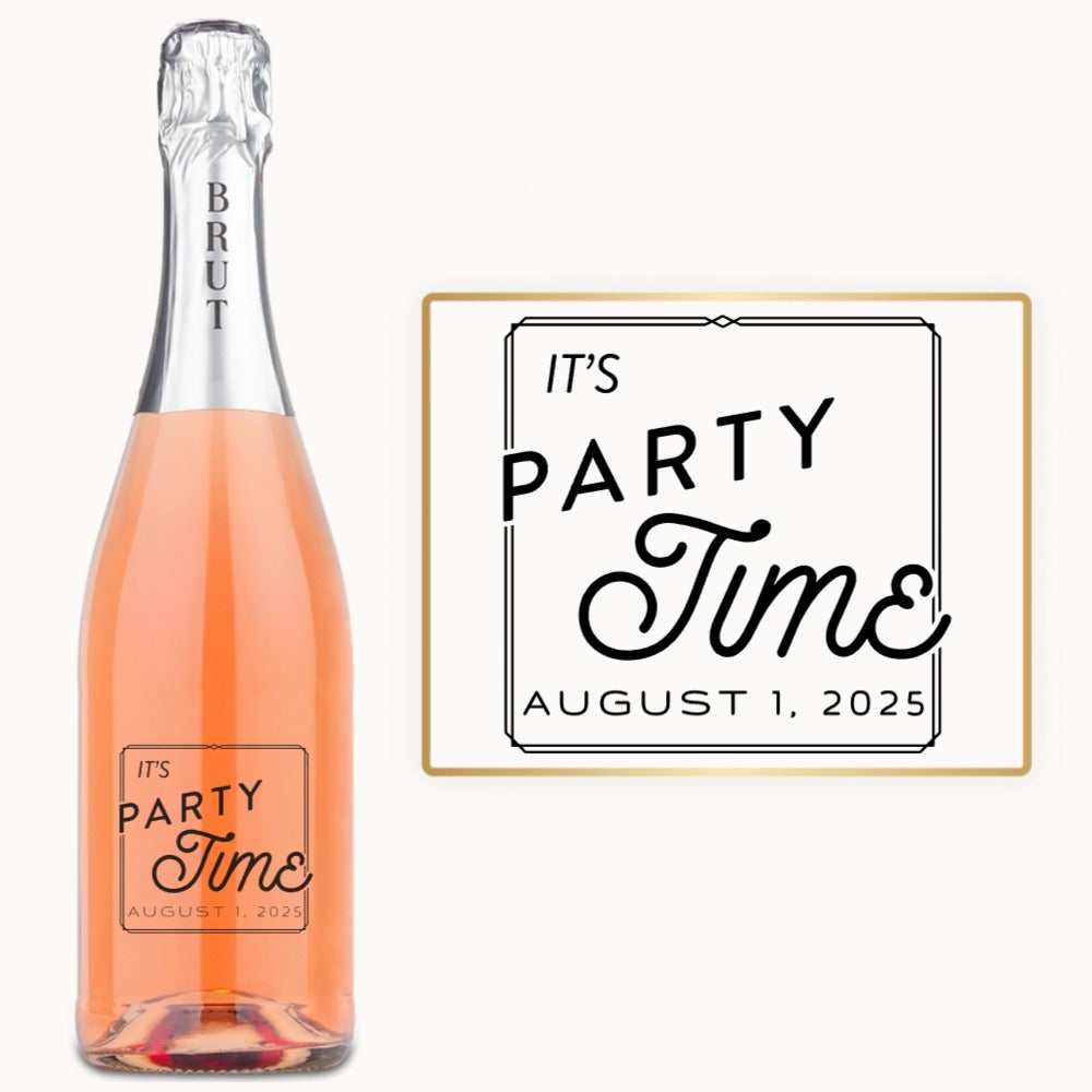 Party Time – Custom Engraved Wine