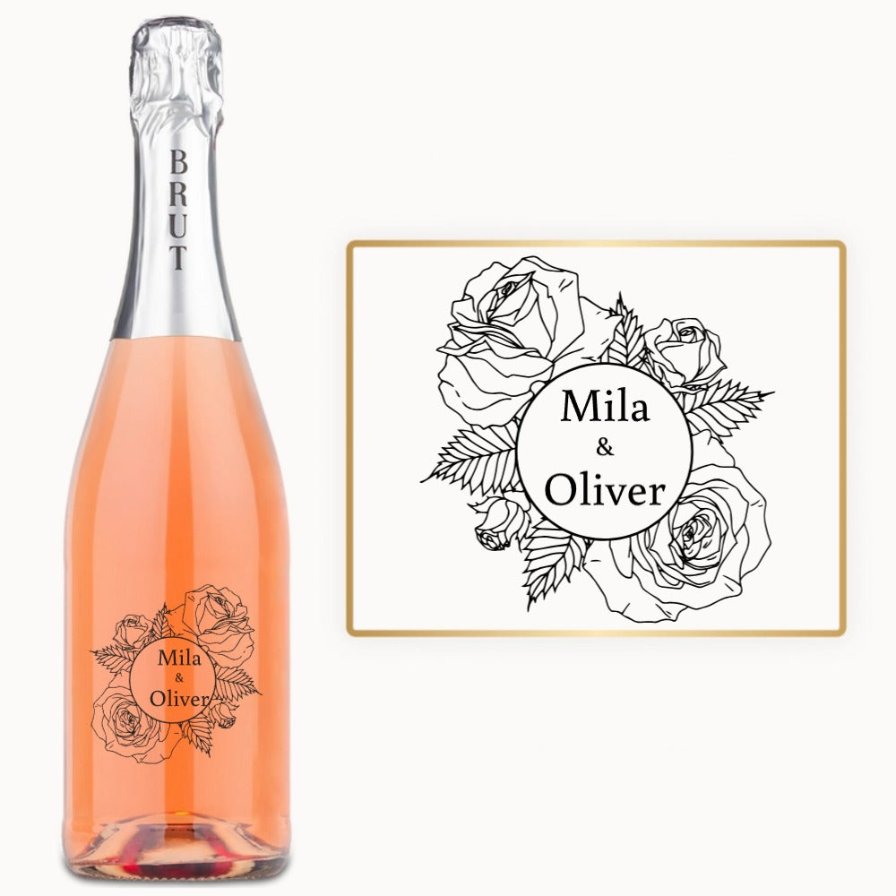 Rose Bouquet Names – Custom Engraved Wine