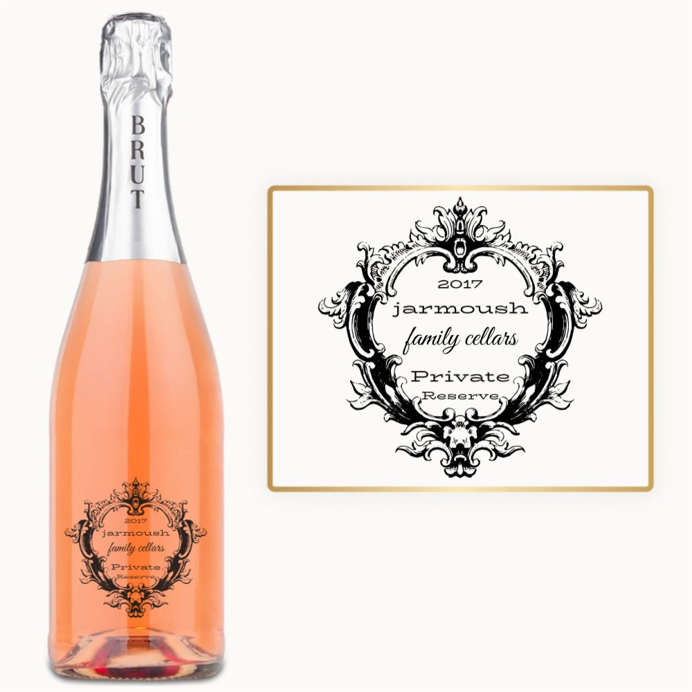 Victorian Crest Frame – Custom Engraved Wine