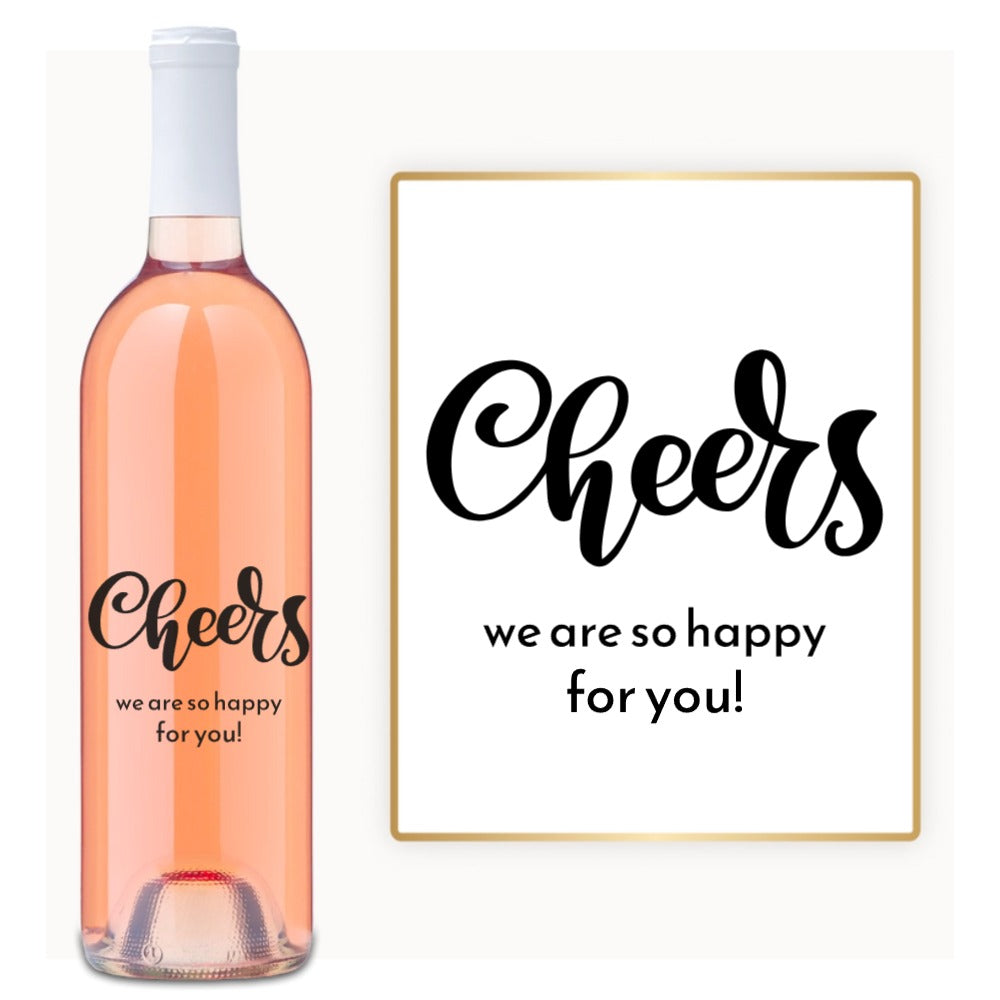 Cheers to You – Custom Engraved Wine