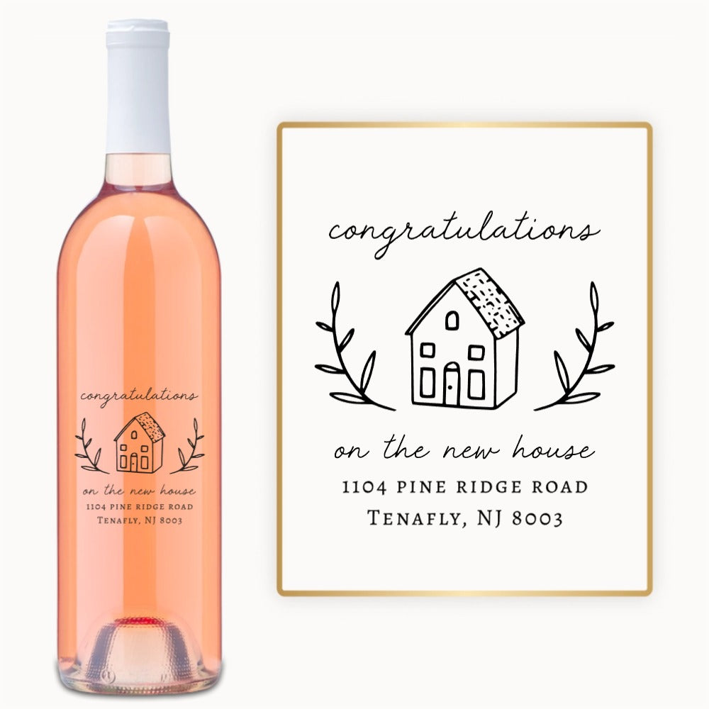 Welcome Home Estate – Custom Engraved Wine