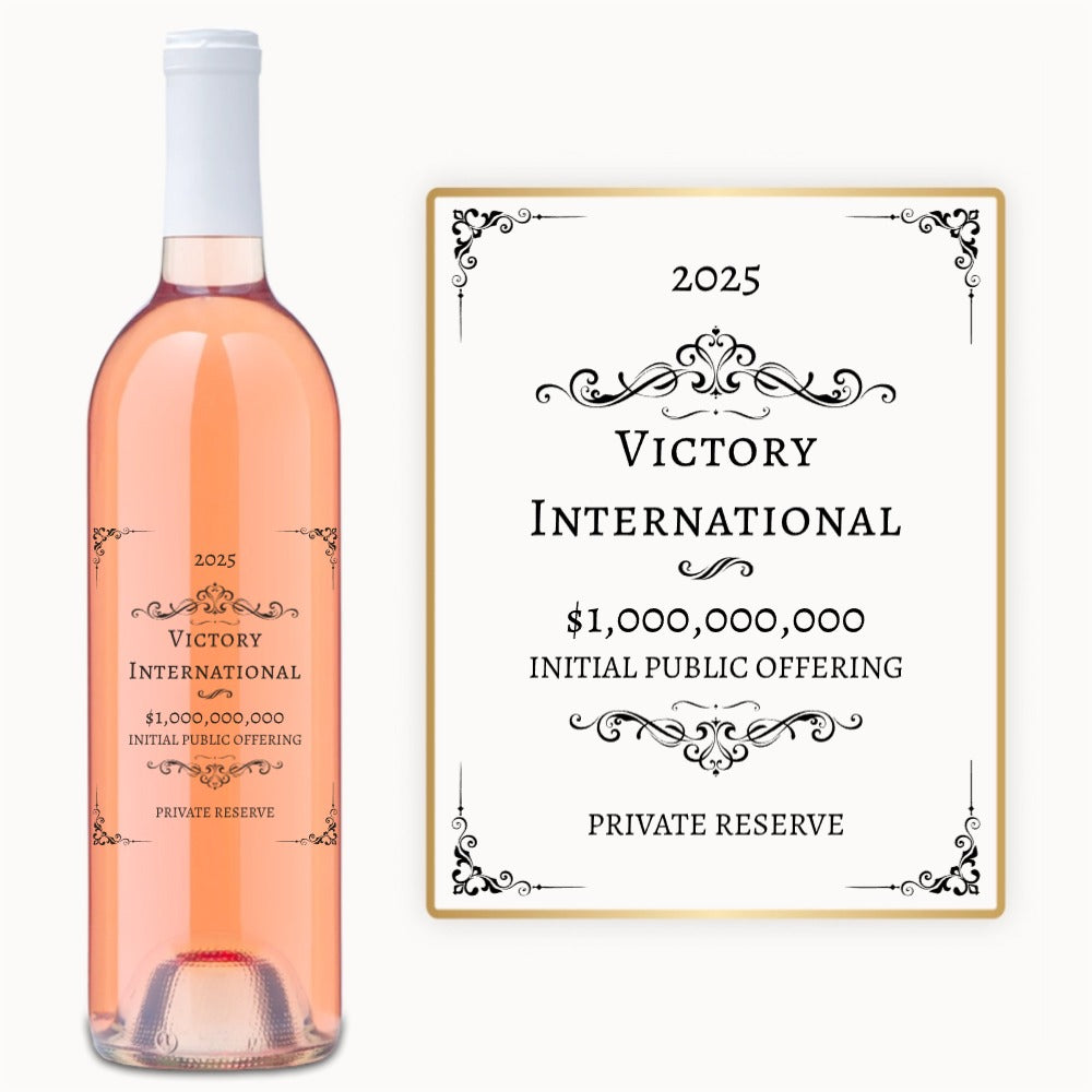 Executive Achievement – Engraved Corporate Wine