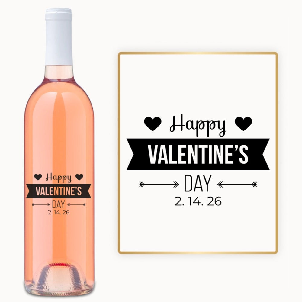 Happy Valentine’s Day – Custom Engraved Wine