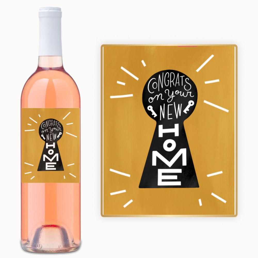 New Home Keyhole – Custom Label Wine