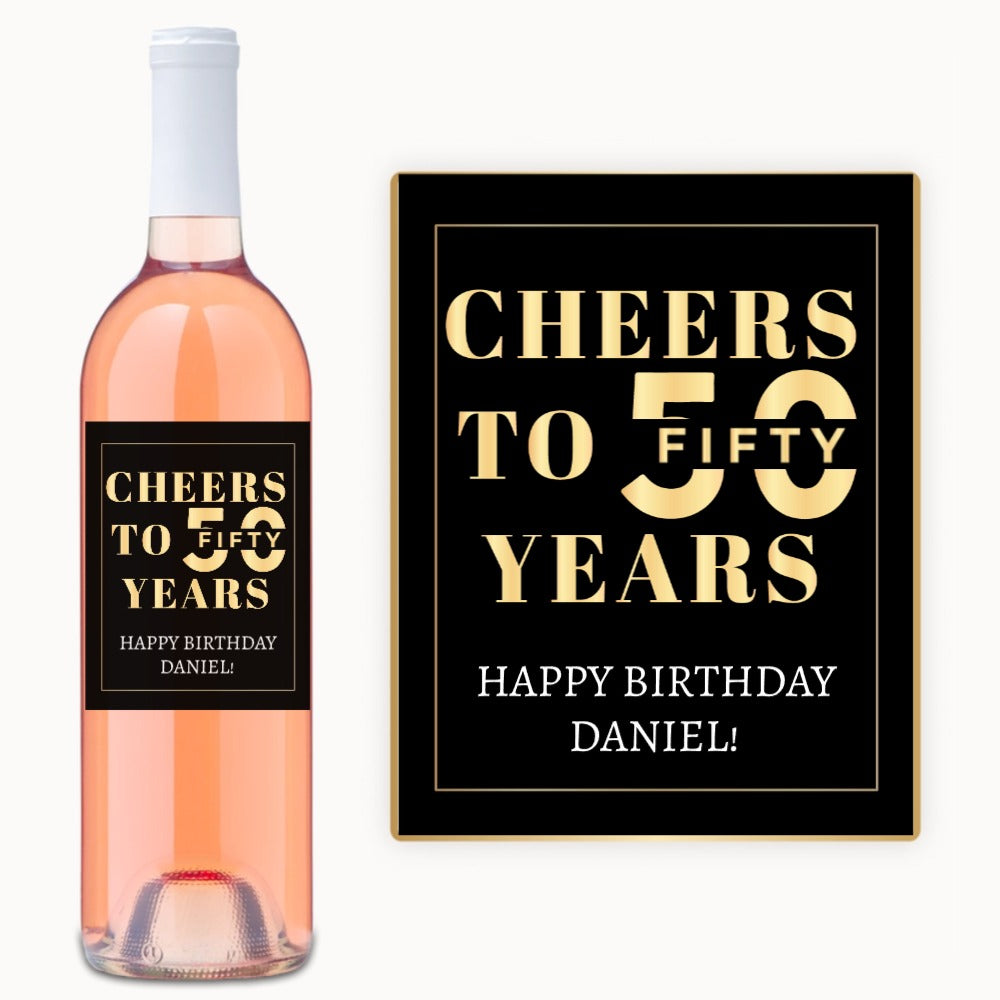 Cheers to 50 years - Birthday