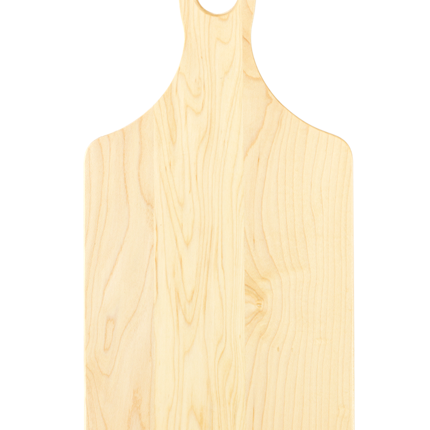 Custom Engraved Serving Board w/Handle - Maple