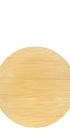 A round, light wood plate beside a personalwine Custom Engraved Bamboo Coaster Set on a plain white background.
