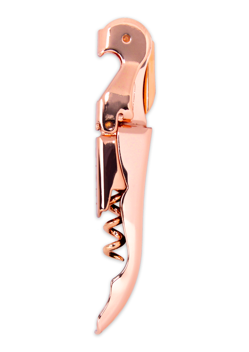 Rose Gold Plated Double-Hinged Corkscrew