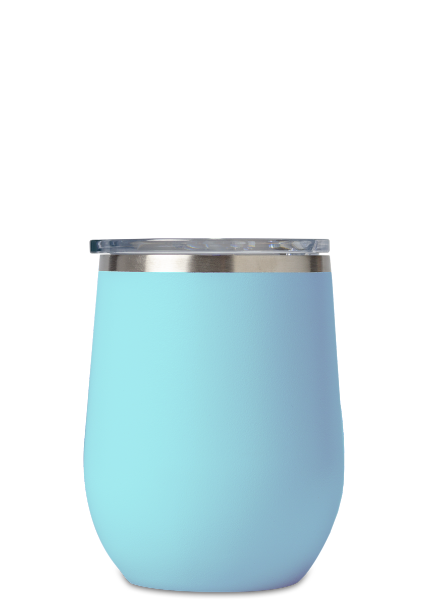 Custom Engraved 12 oz Insulated Stemless Wine Tumbler