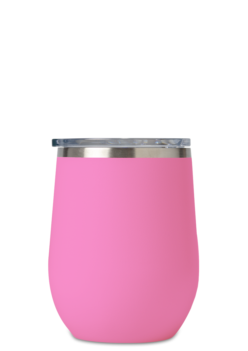 Custom Engraved 12 oz Insulated Stemless Wine Tumbler