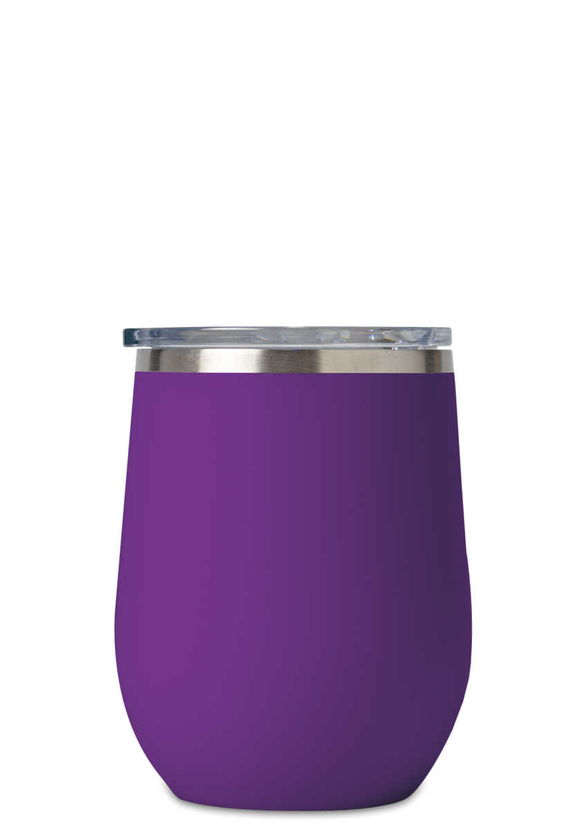 Custom Engraved 12 oz Insulated Stemless Wine Tumbler
