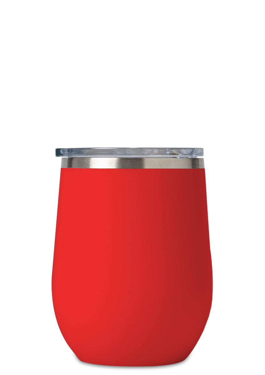 Custom Engraved 12 oz Insulated Stemless Wine Tumbler