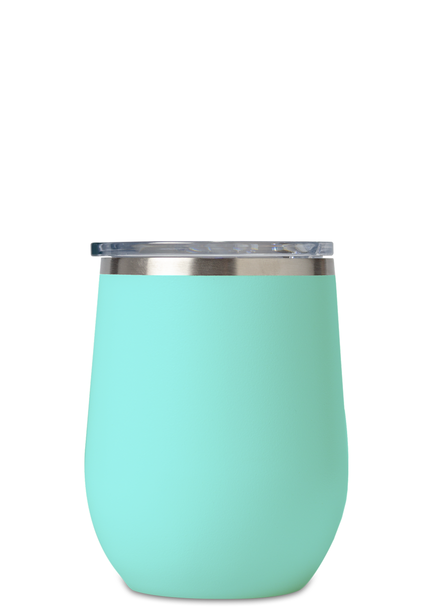 Custom Engraved 12 oz Insulated Stemless Wine Tumbler