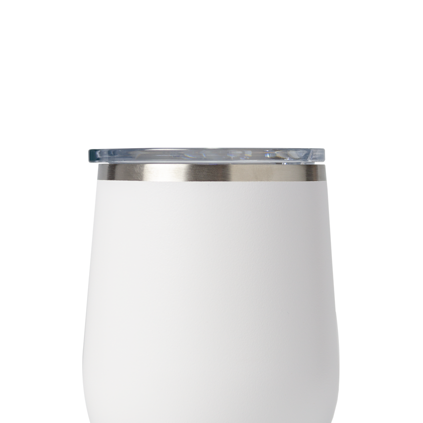 Custom Engraved 12 oz Insulated Stemless Wine Tumbler