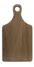 Personalwine Custom Engraved Walnut Serving Board with handle, ideal for serving, shown on a white background.