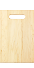 Personalwine Custom Engraved Serving Board - Maple: rectangular with handle slot; ideal for personalization.