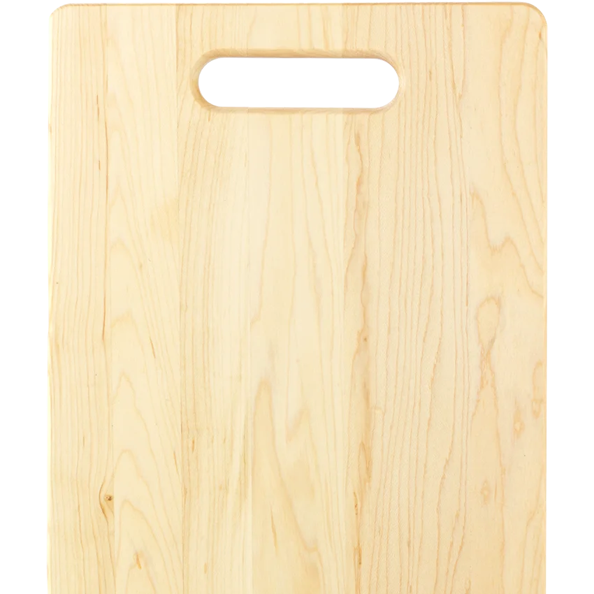 Personalwine Custom Engraved Serving Board - Maple: rectangular with handle slot; ideal for personalization.