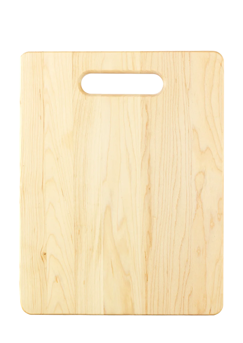 Personalwine Custom Engraved Serving Board - Maple: rectangular with handle slot; ideal for personalization.