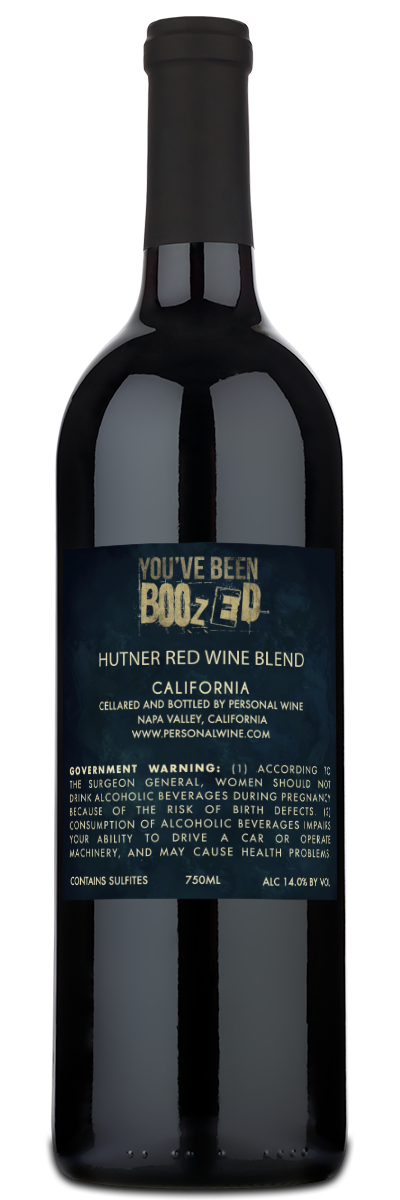 You've Been BOOzed! - Halloween Red Wine