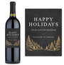 Golden Pines Happy Holidays - Custom Label Wine