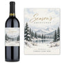 Winter Lake Season's Greetings - Custom Label Wine