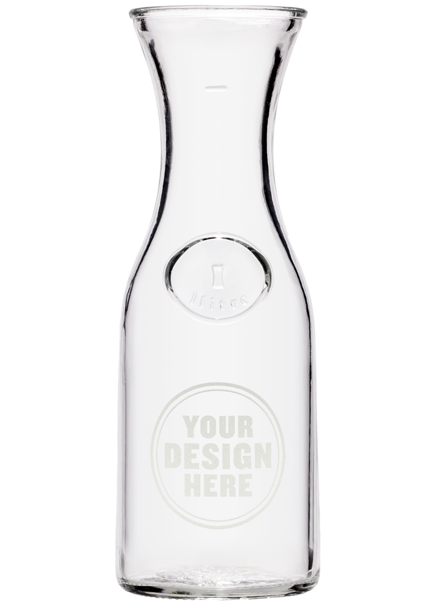 Custom Engraved Old World Style Carafe
